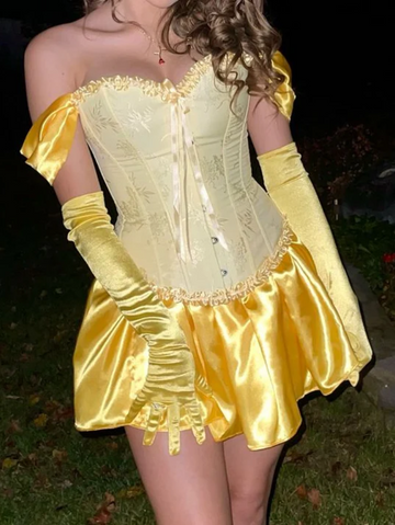 Set: Elegance Korsett Prinzessin Belle