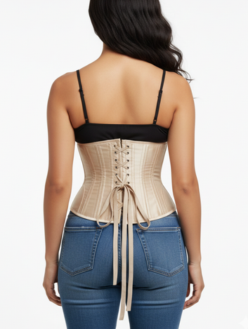 Premium Korsett mit Hüften und Stahlstäbchen