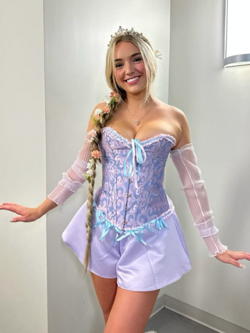 Set: Korsett Dessous Rapunzel