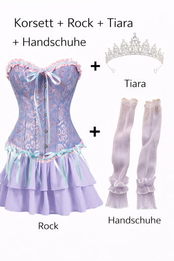 Set: Korsett Dessous Rapunzel
